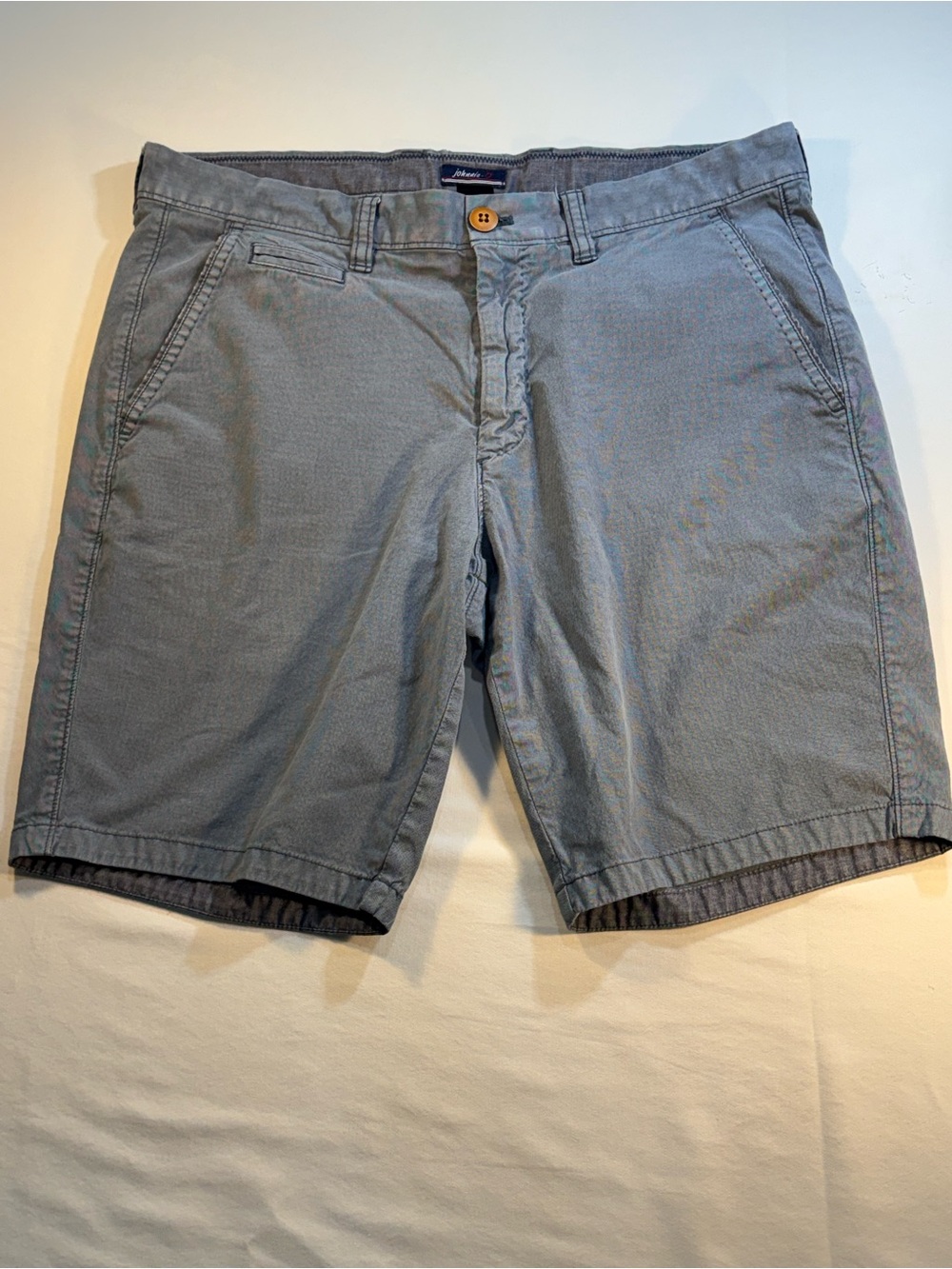 Men’s Johnnie-O Light Blue Flat Front Shorts